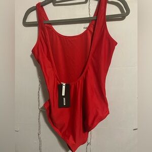 Weekday Bold Red Swimsuit